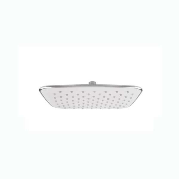 REGADERA URREA S/BRAZO Y CHAPETON RECTANGULAR CROMO/BLANCO