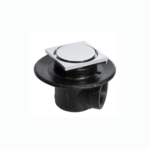 COLADERA HELVEX P/PISO CUADRADA TAPA REMOVIBLE 1 BOCA