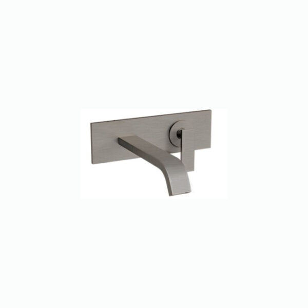 MONOMANDO HELVEX P/LAVABO VERTIKA A PARED CONTRA PUSH TITANIUM