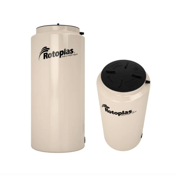 TINACO ROTOPLAS GDPV BEIGE VERTICAL 1000 LTS C/ACCESORIOS